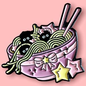 Spirited Away Sprites Ramen Bowl Enamel Pin